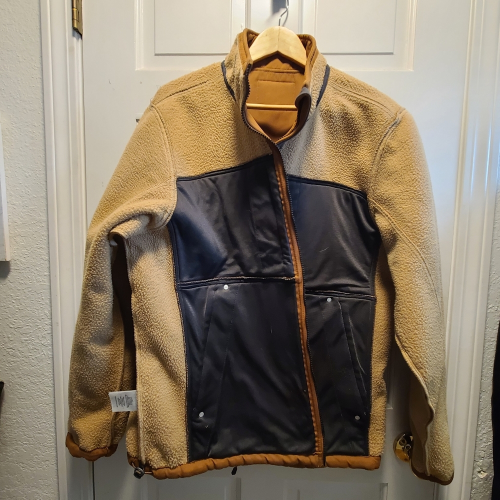 Free Country Wind River Burly Canvas Softshell Jacket with Stand-Up Collar - Picture 6 of 8